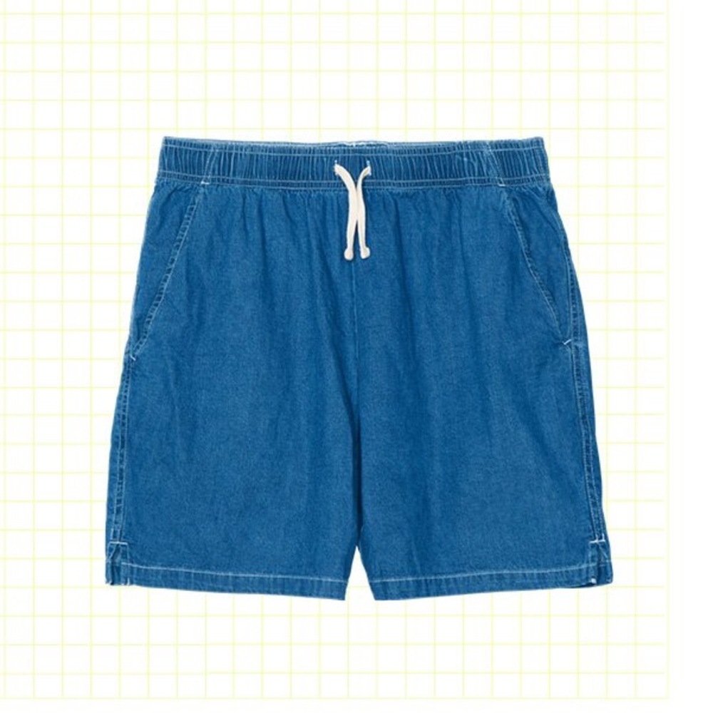 American Apparel Lightwash Denim Rad Shorts